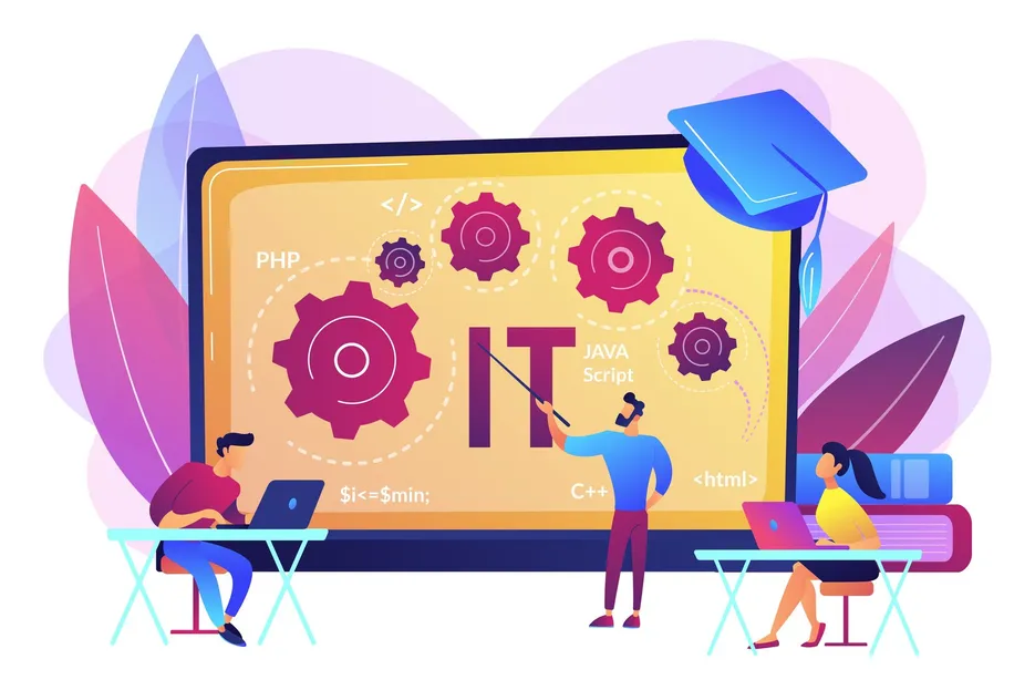 it technical skills illustration